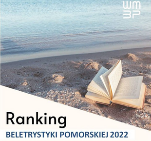 Ranking beletrystyki pomorskiej 2022 otwarta książka na plaży