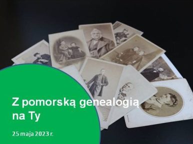 Rozłożone, czarno-białe zdjęcia - portrety osób z końca XIX w.