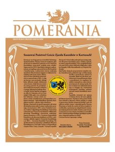 Okładka dodatku do "Pomeranii" z okazji Zjazdy Kaszubów w Kartuzach
