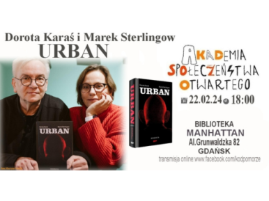 Okładka ksiażki "Urban" i Dorota Karaś i Marek Sterlingow