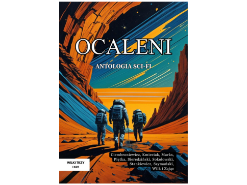 okładka książki "Ocaleni" z kosmonautami