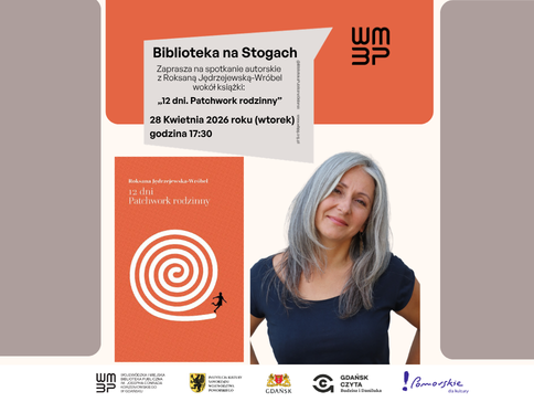 Spotkanie autorskie z Roksaną Jędrzejewską-Wróbel w Bibliotece na Stogach