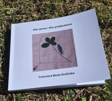 Ksiazka leżąca na trawie