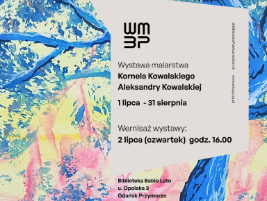 Obrazek przedstawia kolorowy pejzaż. Z prawej strony obrazu, na beżowym tle widnieją napisy informujące o wydarzeniu.